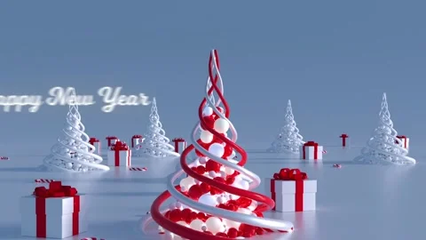 Happy New year animation Stock Footage 247970447