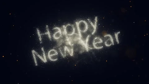 Happy New year animation Stock Footage 247970484