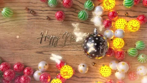 Happy New year animation Stock Footage 247970539