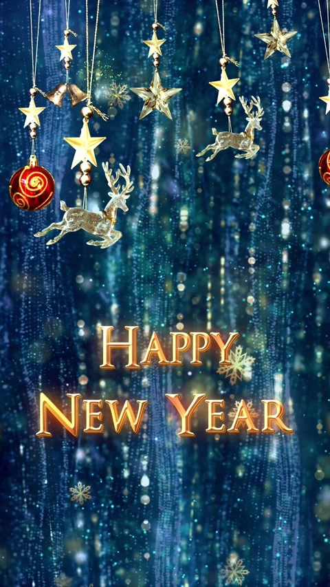 Happy New Year Background 2 Stock Footage 289394385