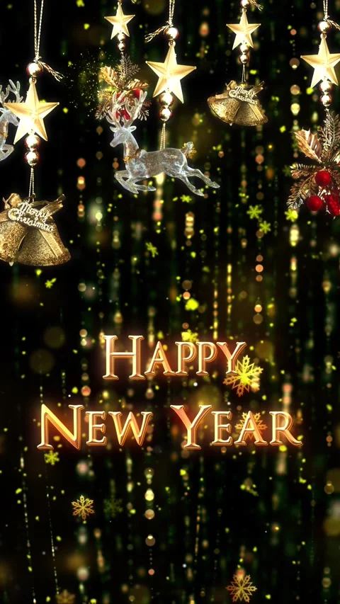 Happy New Year Background 40 Stock Footage 289394677