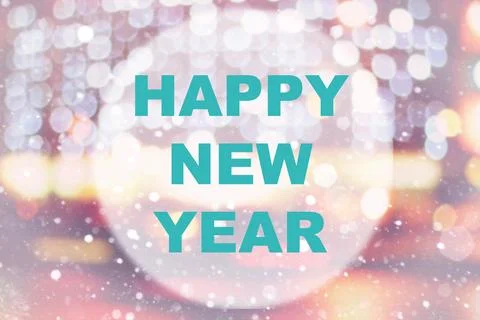 Happy new year background circle イラスト素材