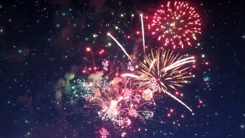 Happy new year background Stock Footage 99791912