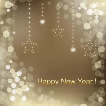 Happy new year background Stock Illustration