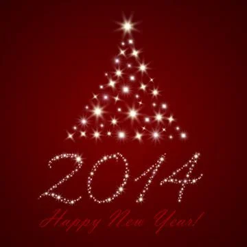 Happy new year background Stock Illustration