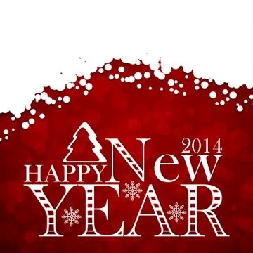 Happy new year background Stock Illustration