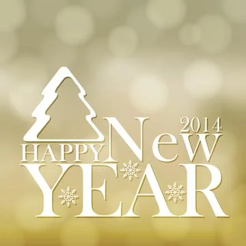Happy new year background Stock Illustration
