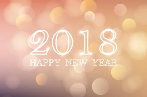 Happy New Year background Stock Illustration