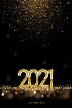 Happy new year banner vector template. Winter holiday, christmas congratulations Stock Illustration