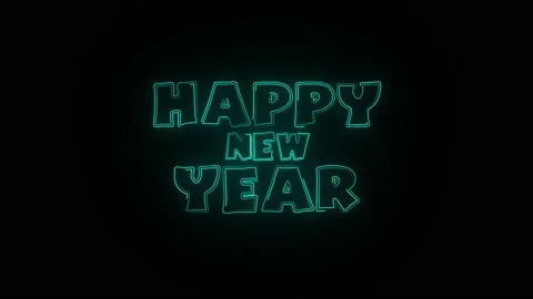Happy New Year. Beautiful background, animation for your holiday.  Stock Footage 144280677