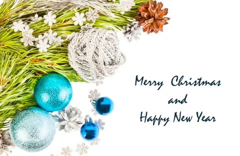 Happy new year composition Stock Photos