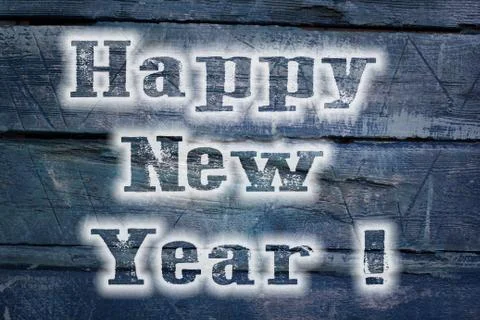 Happy new year concept Stock Illustration