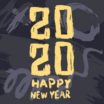 Happy New Year Decorative Celebration greetings card Stock Illustration