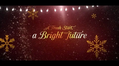 Happy New Year Elegant Titles After Effects stock
