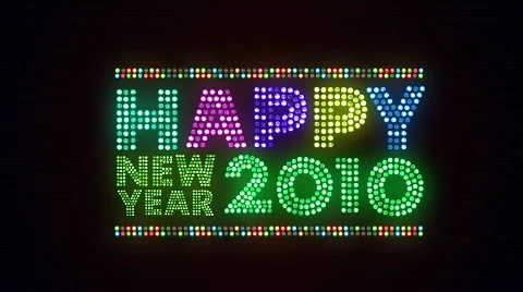 Happy New Year Stock Footage 549085
