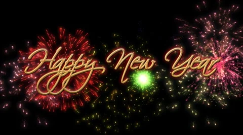 Happy new year Video stock 880167