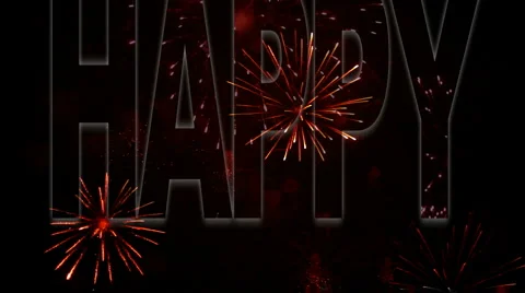 HAPPY NEW YEAR Stock Footage 880735