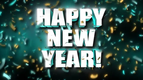 Happy New Year Stock Footage 912555