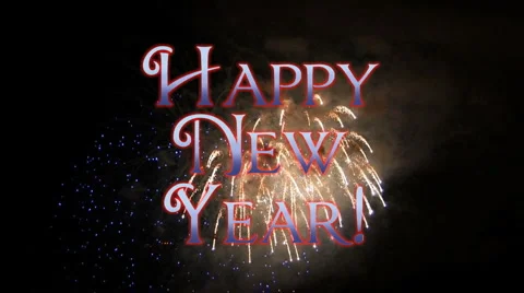 HAPPY NEW YEAR! Stock Footage 923873