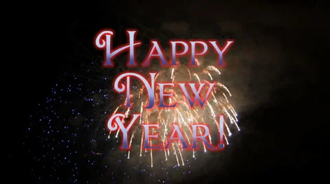 HAPPY NEW YEAR! Stock Footage 924095