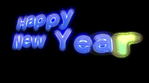 Happy New Year 스톡 동영상 1045651