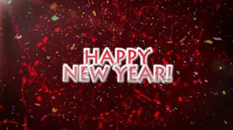 Happy New Year 스톡 동영상 9967448