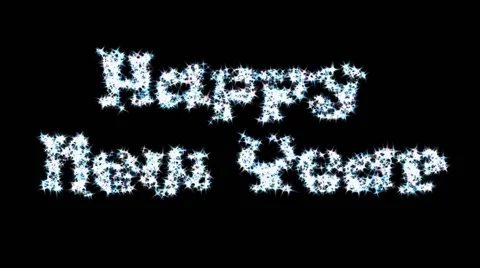 Happy New Year Stock Footage 44328431