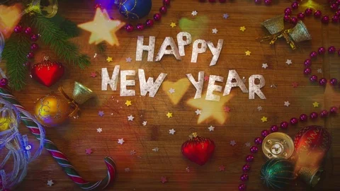 Happy New Year Stock Footage 82208405
