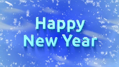 Happy New Year! Stock Footage 97588280