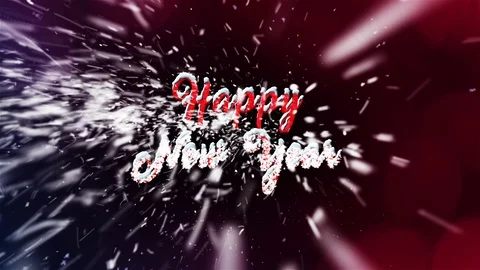Happy New Year Stock Footage 99643929