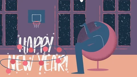 Happy New Year 動画素材 103846282
