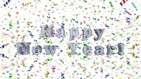 Happy new year Stock Footage 118129031