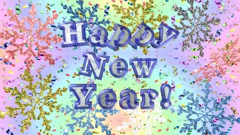 Happy new year Stock Footage 118129185
