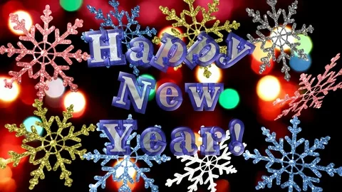 Happy new year Stock Footage 119689174