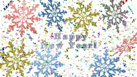 Happy new year Stock Footage 119689192