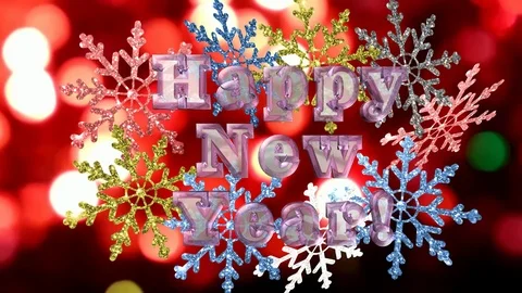 Happy new year Stock Footage 119689258