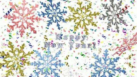 Happy new year Stock Footage 119689277