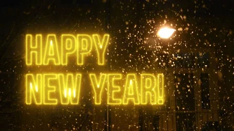 Happy New Year Stock Footage 143972657