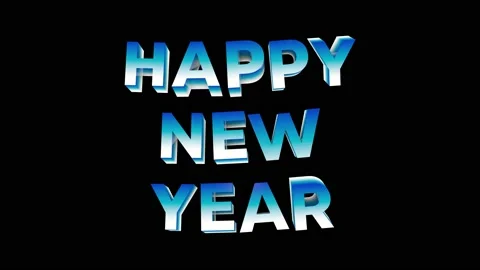 HAPPY NEW YEAR Stock Footage 201072675