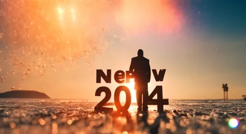Happy new year Video stock 258096967