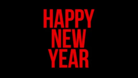 Happy new year Stock Footage 321043226
