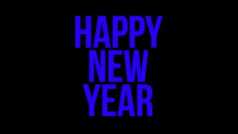 Happy new year Stock Footage 321043237