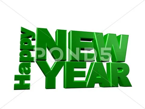 Happy new year Stock Illustration