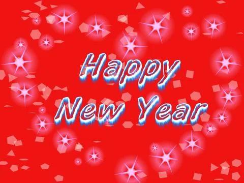 Happy new year. Stock Illustration