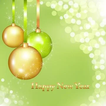 Happy new year Stock Illustration