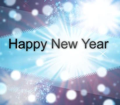 Happy new year Stock Illustration