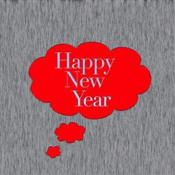 Happy new year. Stock Illustration