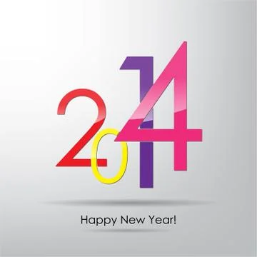 Happy new year! Illustrazione stock