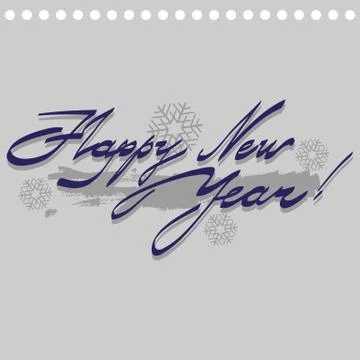 Happy new year イラスト素材