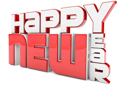 Happy new year Stock Illustration